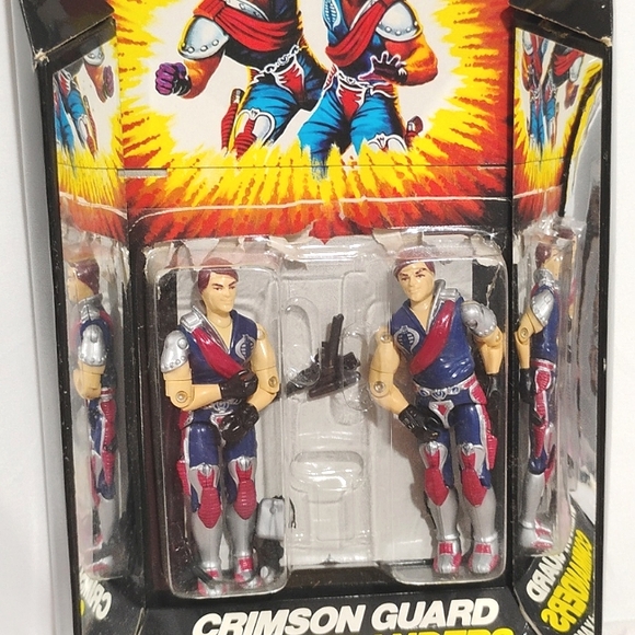 RARE! G.I. Joe Crimson Guard Commanders To Max & Xamot Action Figures '85 - Picture 4 of 17